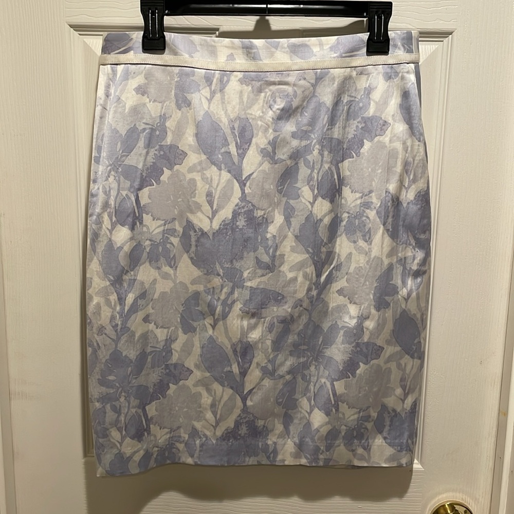 Banana Republic floral pencil skirt